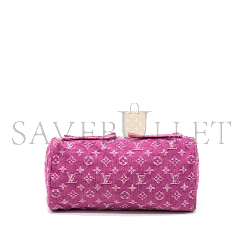LOUIS VUITTON DENIM SPEEDY NEO MONOGRAM FUCHSIA (31*16.5*16cm)